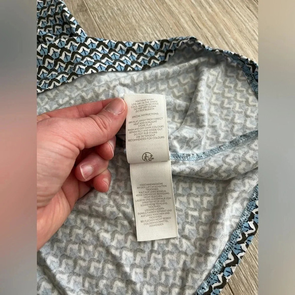 Boden Women’s Amelie Jersey Dress Heron Blue Short Sleeves - Size 6 - Picture 8 of 9